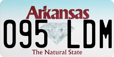 AR license plate 095LDM