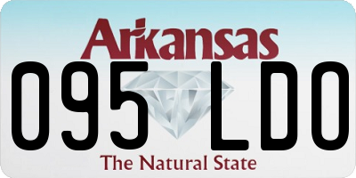 AR license plate 095LDO