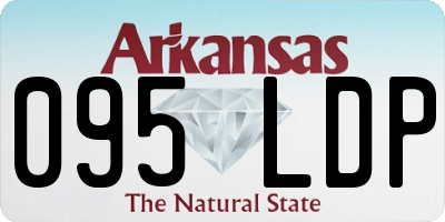 AR license plate 095LDP