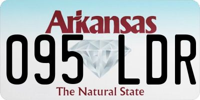 AR license plate 095LDR