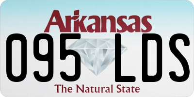AR license plate 095LDS
