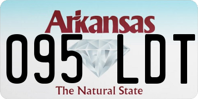 AR license plate 095LDT