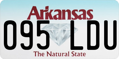 AR license plate 095LDU