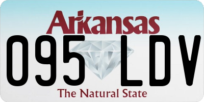 AR license plate 095LDV