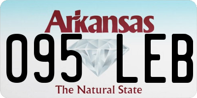 AR license plate 095LEB