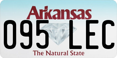 AR license plate 095LEC