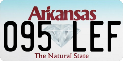 AR license plate 095LEF