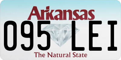 AR license plate 095LEI