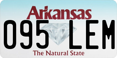 AR license plate 095LEM