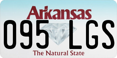 AR license plate 095LGS