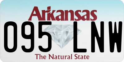 AR license plate 095LNW