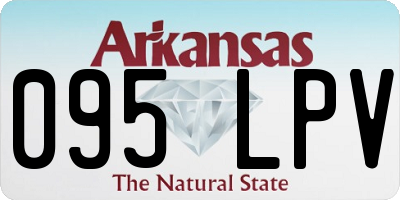AR license plate 095LPV