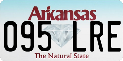 AR license plate 095LRE