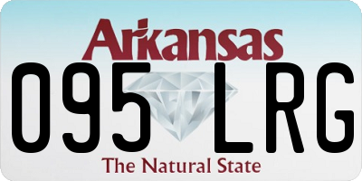 AR license plate 095LRG