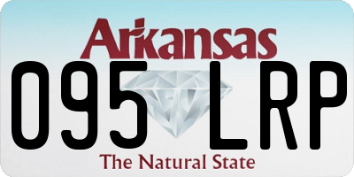 AR license plate 095LRP