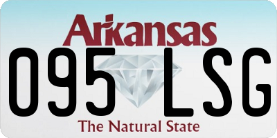 AR license plate 095LSG