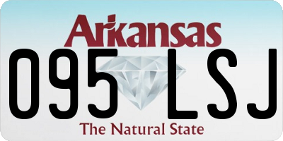 AR license plate 095LSJ
