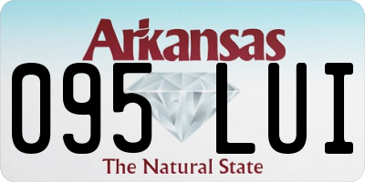 AR license plate 095LUI