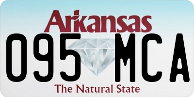 AR license plate 095MCA