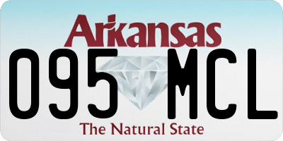 AR license plate 095MCL