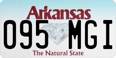 AR license plate 095MGI