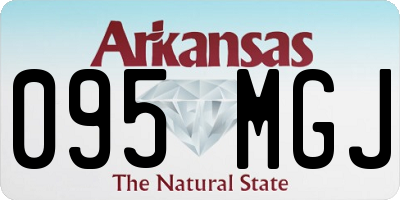 AR license plate 095MGJ