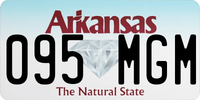 AR license plate 095MGM