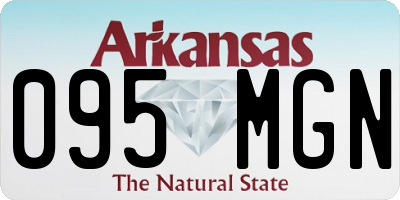 AR license plate 095MGN