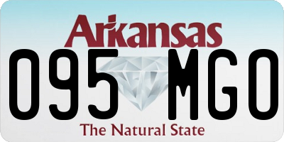 AR license plate 095MGO