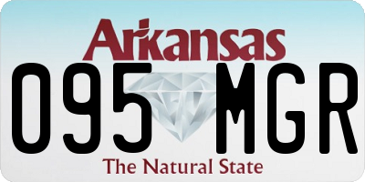 AR license plate 095MGR