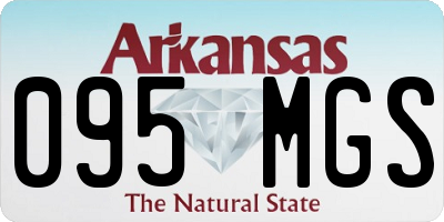 AR license plate 095MGS