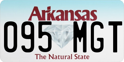 AR license plate 095MGT