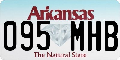 AR license plate 095MHB