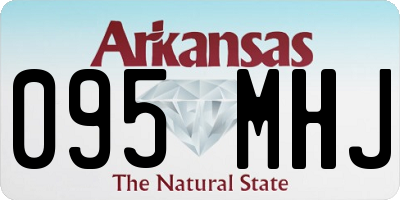 AR license plate 095MHJ