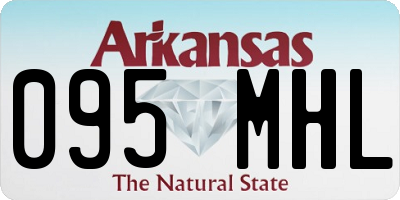 AR license plate 095MHL