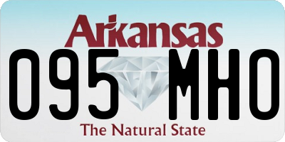 AR license plate 095MHO