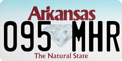 AR license plate 095MHR
