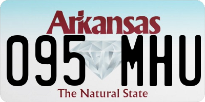 AR license plate 095MHU