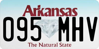 AR license plate 095MHV