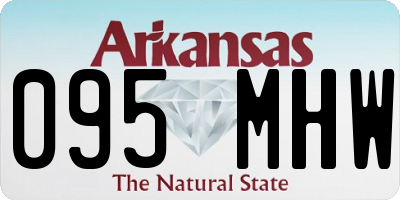 AR license plate 095MHW