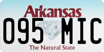 AR license plate 095MIC