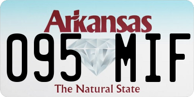 AR license plate 095MIF