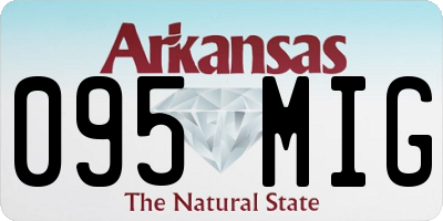 AR license plate 095MIG