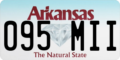 AR license plate 095MII