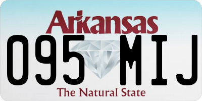 AR license plate 095MIJ
