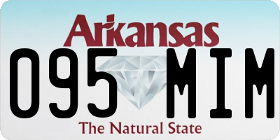 AR license plate 095MIM