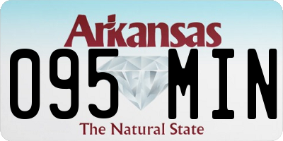 AR license plate 095MIN