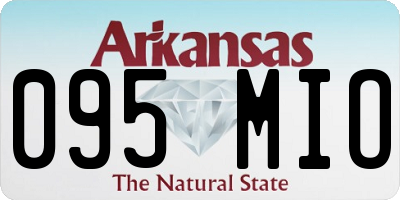 AR license plate 095MIO