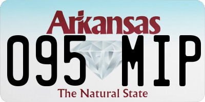 AR license plate 095MIP