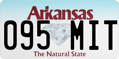 AR license plate 095MIT